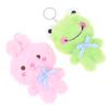 Мультяшное животное, маленький медвежонок, кролик, лягушка, курица, фаршированная плюшевая игрушка, плюшевый брелок