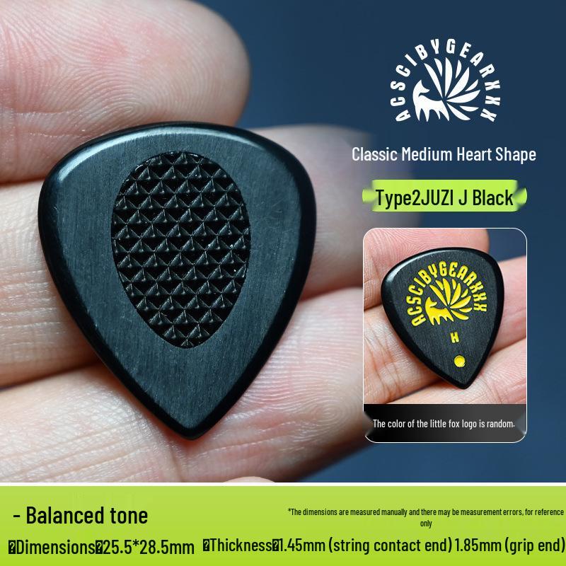 GEARXXX Nine-Tailed Fox Non-Slip Speed Pick for Folk/Electric Guitar & Bass.