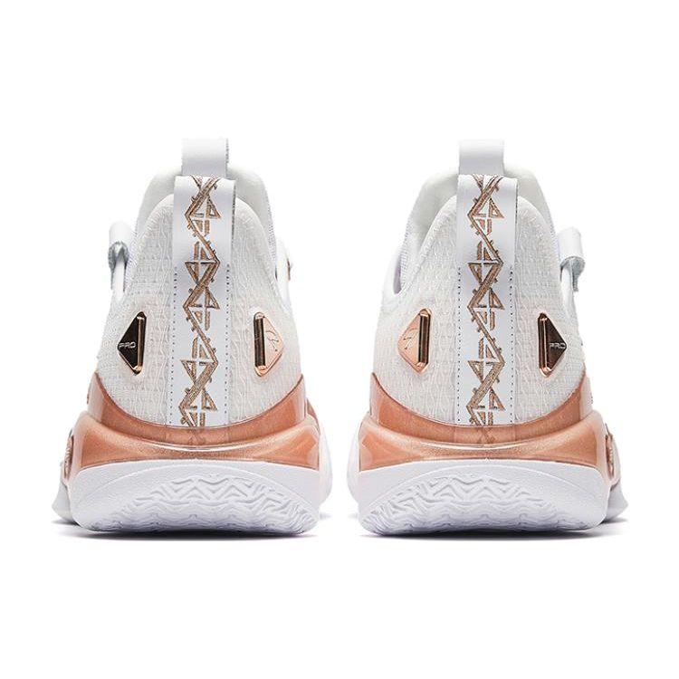 Anta Мужские кроссовки Kyrie Irving x Shock Wave 5 Pro Finals Белое золото 112331111-3