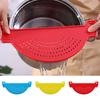 Silicone Drainer for Pots Pans Bowls Reusable Universal Filter Pasta Spaghetti Ground Beef Grease Vegetables Kitchen Essential