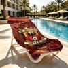 Go Ahead Eagles Print Beach Towel Design, Soft, Lightweight. for Home Bathroom, Spa, Pool, Yoga, Surfing, Camping, Gift for Family, Friend