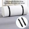 2Pcs Latex Mattress Bundling Belt Length Adjustable Quick Release Buckle Heavy Duty Multi-purpose Suitcase Luggage Strap Packing Webbing Band