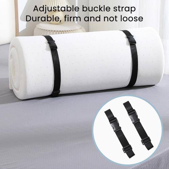 2 шт. Латексный матрас Обвязочный ремень Регулируемая длина Пряжка быстрого сброса Сверхпрочный Многоцелевой Чемодан Багажный ремень Упаковочная стропа