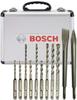 BOSCH Vibration Drill Bit SDS PLUS Chisel Set of 11 Aluminum Case Included 2608578765 Hammer Drill Bit [Item]