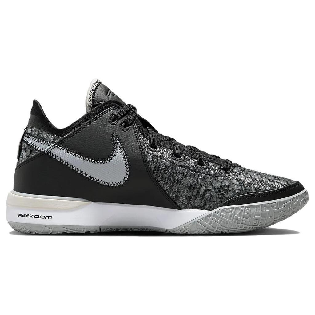 Nike Увеличить LeBron NXXT Gen Black Wolf Grey Мужские кроссовки White Light-Bone DR8784-005
