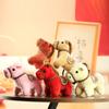 Mascot Doll Plush Horse Keychain Stuffed Chinese New Year Gift Home Decoration