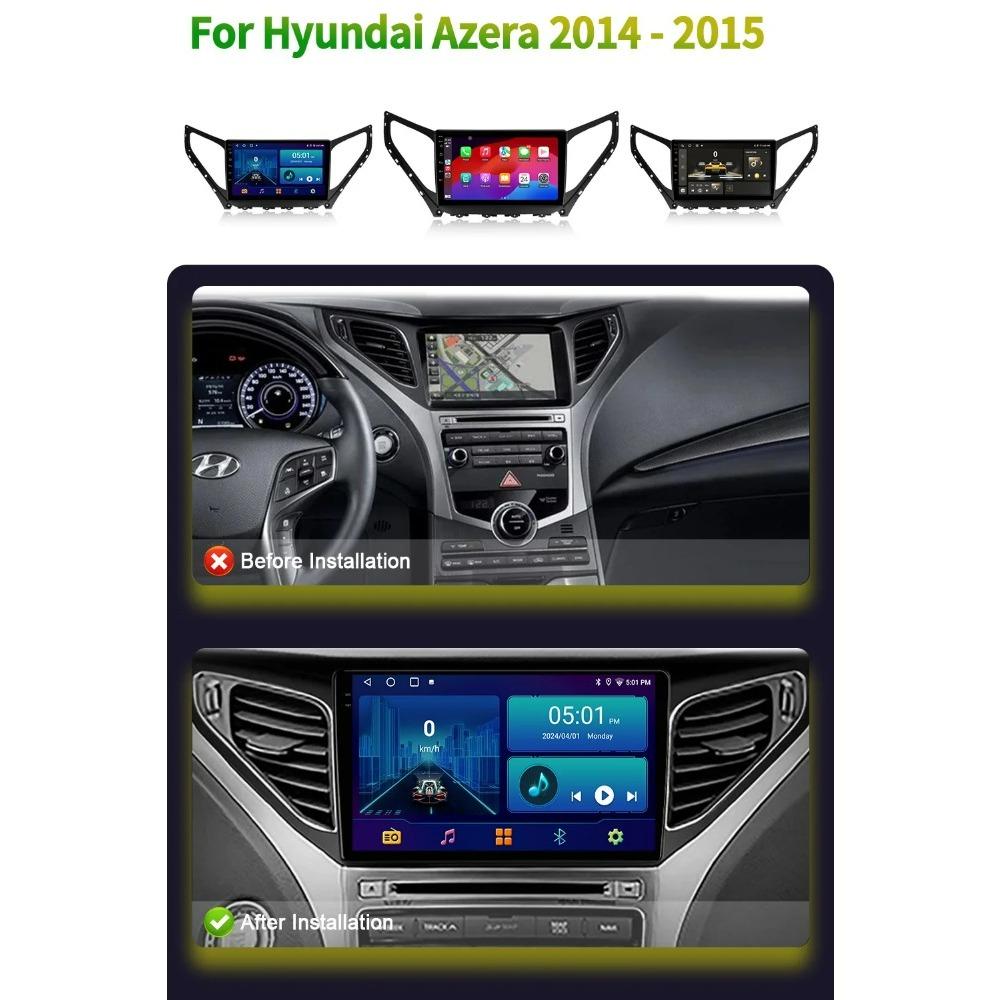 Android для Hyundai Azera 2014-2015 Автомобильный Радио Мультимедиа Навигация Центральный GPS Беспроводной Carplay Стерео DSP WIFI Экран