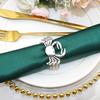 Yousheng Crab Napkin Ring, Reusable Metal Napkin Holder, Coastal Crab Napkin Holder for Summer Gatherings Beach House Parties