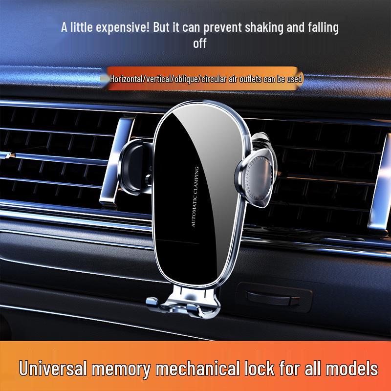 D6 Автомобильный держатель для телефона на воздуховоде - Премиальный механический кронштейн для навигации