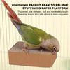 Interactive Bird Toy Corrugated Paper Chewing Board for Cockatiel Budgie Biting Training Enrichment Cage Accessory Durable