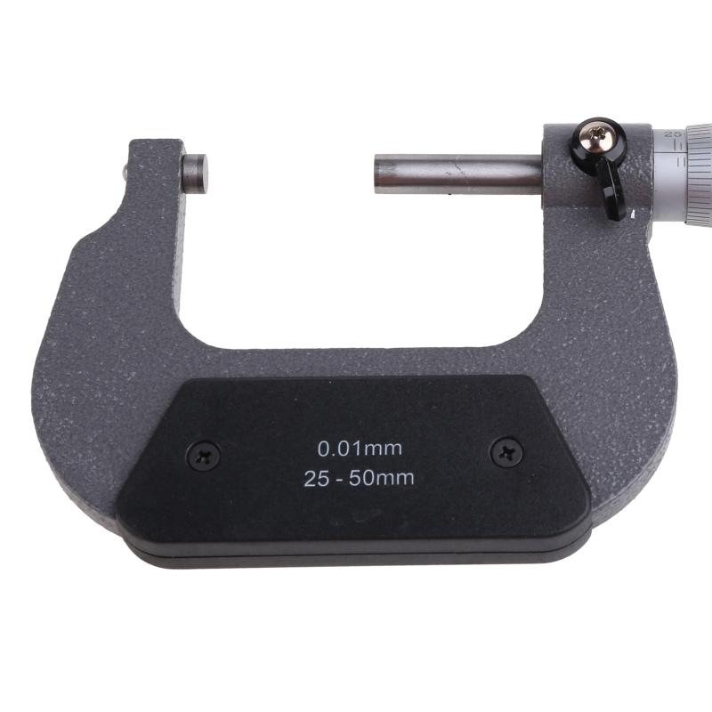 Precise Electronic LCD Caliper Gauge Micrometer 25-50/50-75/75-100mm Outside Metric Caliper Measurement Micrometer Tool