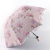 New Fashion Floral Embroidery Lace Folding Princess Umbrella Summer Outdoor Portable UV Protection Sun Umbrella Sunny Umbrella