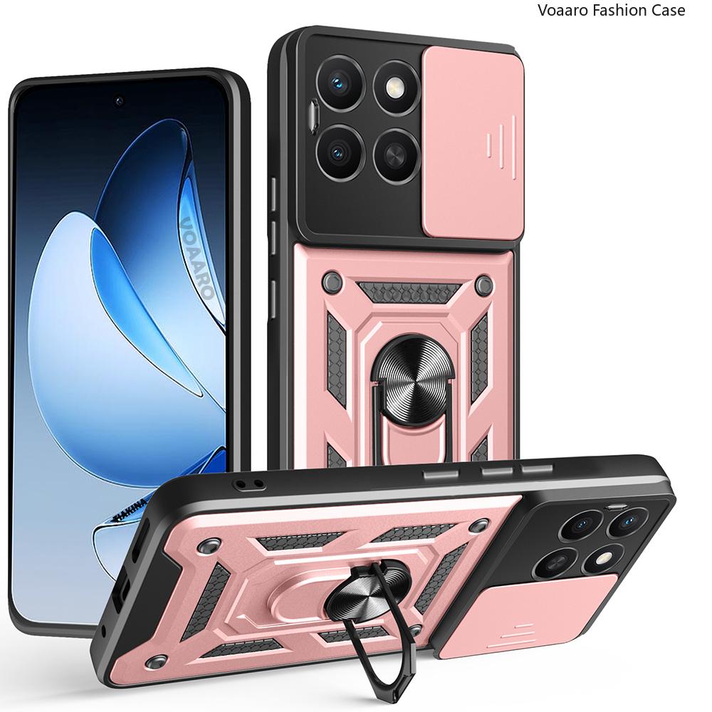 Чехол-накладка Slide Lens Armor для Honor X6C 4G, чехол для Honor X8C X7C X5B X5 Plus, чехол с магнитной кольцевой подставкой, противоударная крышка