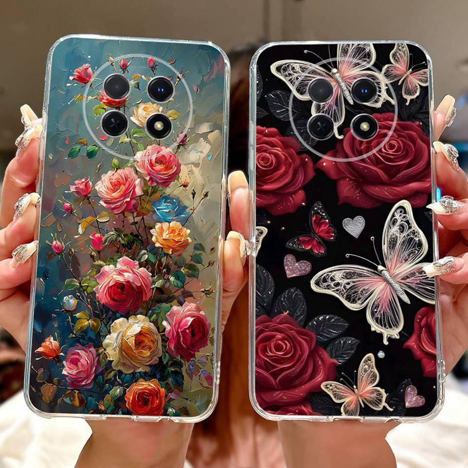 Cute Painting Phone Case For Huawei Nova Y91 Y90 Soft Silicone TPU Back Cover For Huawei NovaY90 NovaY91 Cases Bumpers