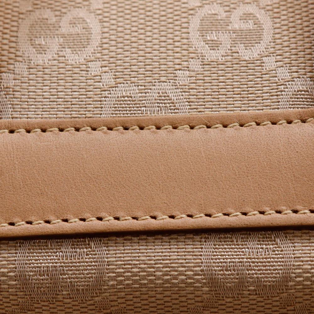 GUCCI Backpack Backpack Daypack 003.0242 beige GG canvas Women Used