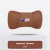 BBKJ7 Luxury Suede Car Logo Headrest Neck Pillow Lumbar Support For BMW X1 X2 X3 X5 X4 X6 X7 G30 G20 G32 G11 G12 F40 F30 F20 F10 F34