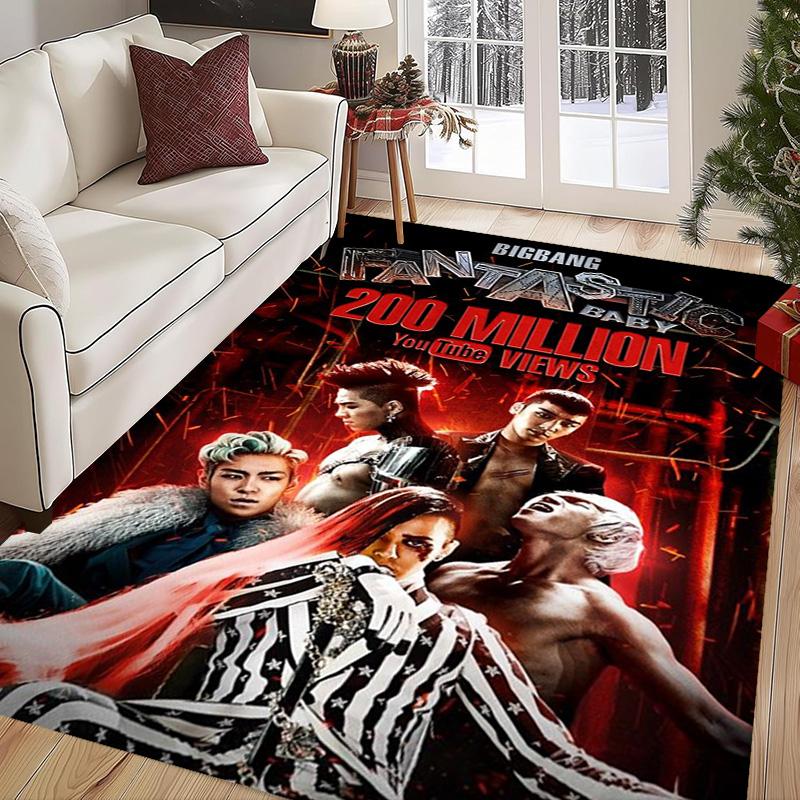 Big Bang: Icons Music carpet printing floor mats Room Dormitory decoration Protective pad