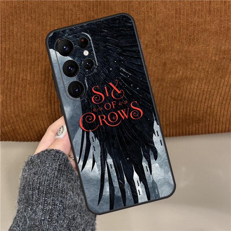Чехол для телефона "Шестерка воронов" для Samsung Galaxy S25 Ultra S9 S10 Plus S20 FE S21 S22 S23 S24 Ultra Задняя крышка