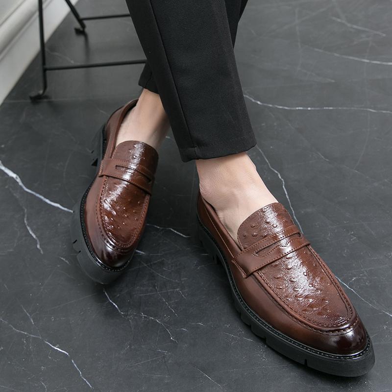 Fashion Leather Shoes Casual Business Shoes for Men Dress Tenis De Hombre Moccasins Mokasin Tenis Caballero Designer Sneakers