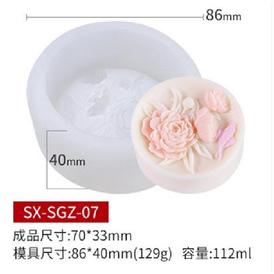 Пион, роза, силиконовая форма для мыла, форма для выпечки помадки, торта, сделай сам, ароматерапия, инструменты для украшения свечей, мыло ручной работы