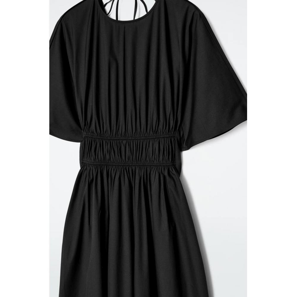 COS Платье миди с открытой спиной Japan Gather