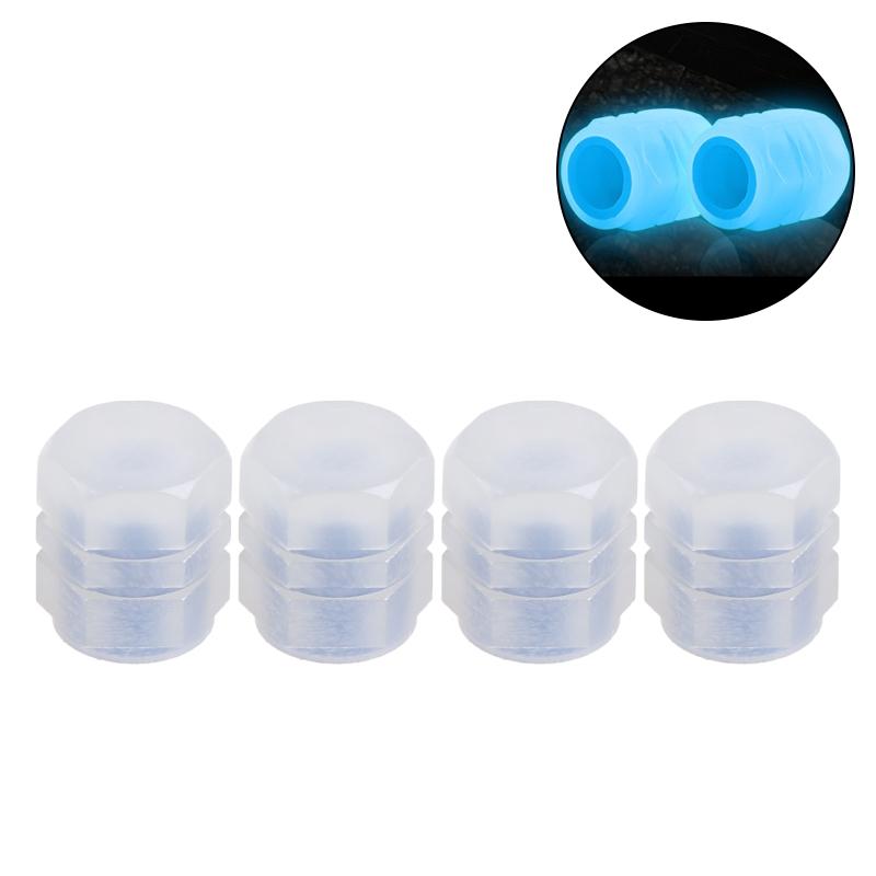 4 шт. светящиеся шины для колпачков штока клапана светящиеся в темноте шины для крышки штока клапана