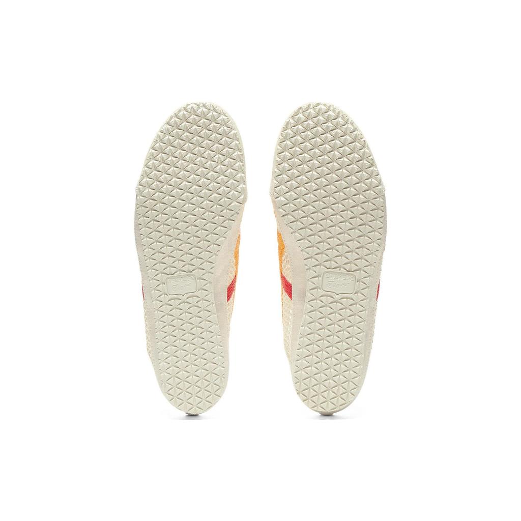 ONITSUKA TIGER Mexico 66 Сабо Дышащая резиновая подошва Нескользящие шлепанцы Унисекс сандалии Красно-оранжевый 1183C123-101