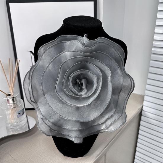 Корсаж с 3D цветочной аппликацией, платье-свитер, блузка, декор, сделай сам, вышитая нашивка, аксессуары для одежды, украшение для одежды для свадебной вечеринки