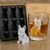 French Ice Mold, Fun Animal Shape 3D Popsicle Molds, Molds With Homemade Drink Decoration, Cute Novelty Dog Flexible Ice Maker, For Lover, Whisk