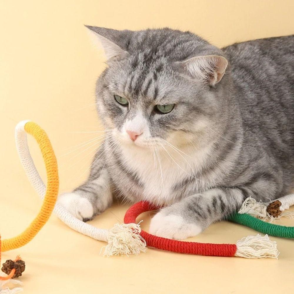Cotton Cat Chew Toys Toy Cotton Rope Toys New Cat Teaser Toy