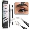 Карандаш для бровей Natural and Smooth Wild Eyebrow с двумя головками, водостойкий, устойчивый к поту и не размазывающийся