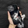 Чехол для телефона для iPhone 17 Air 16 16e 17e 15 Plus 14 13 12 11 Pro Max Защитный Забавный Милый Кот Прочный Модный Противоударный Чехол
