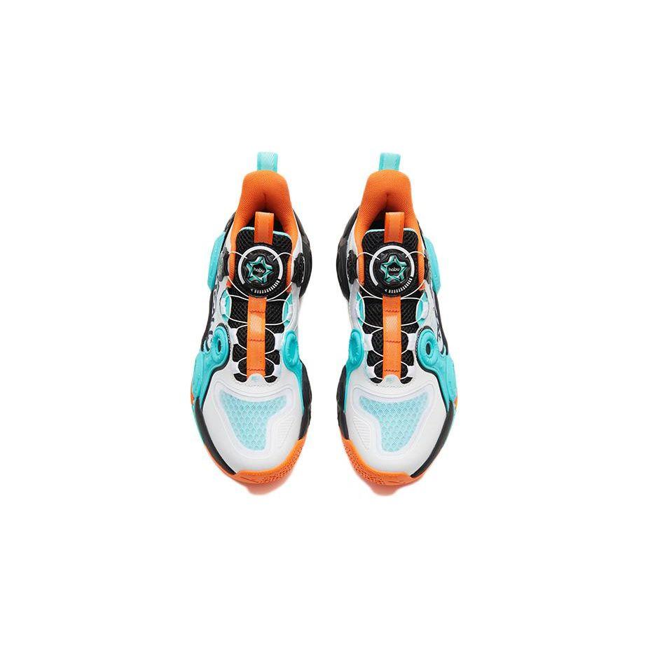 Anta Shaped 2 удобные спортивные нескользящие износостойкие детские баскетбольные кроссовки средней высоты детские баскетбольные кроссовки Jupiter-Orange 312321102H-3