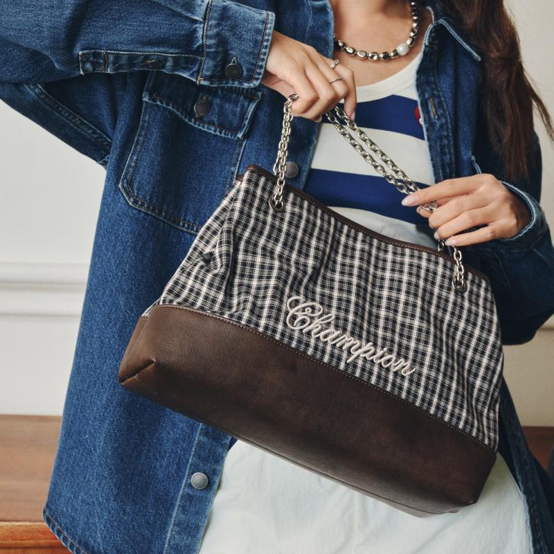 Champion Campus Bucket Bag Wide Unisex Bag Nautical-Blue Bare-Sand-Brown Baroque-Brown U6CACHU57