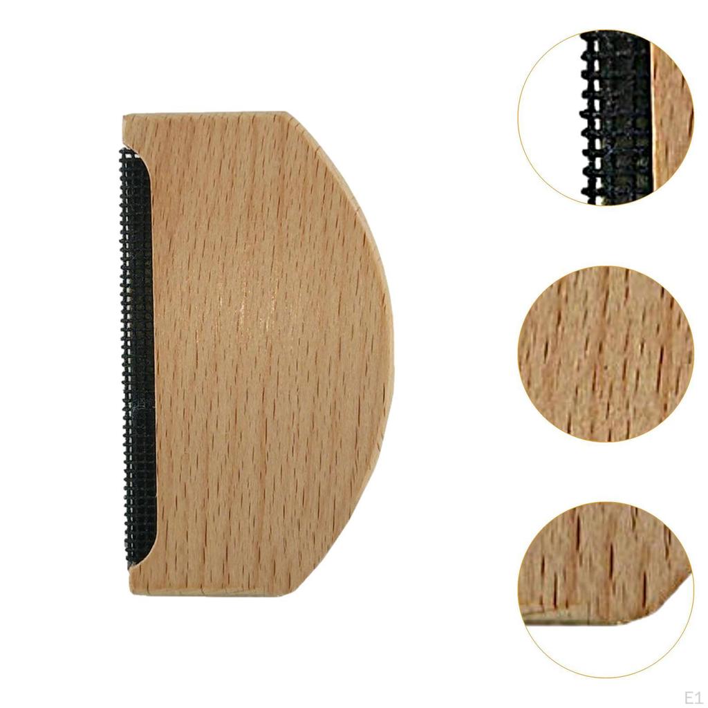 Cashmere Comb,Fuzz Remover,Multifunctional Lightweight,Travel,Wooden Brush Tool,Sweater Shaver
