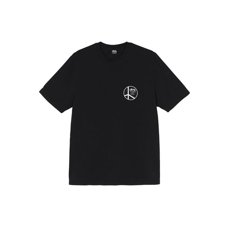 Stussy Peace Dot Pigment Dyed Tee LogoT Unisex 1904723