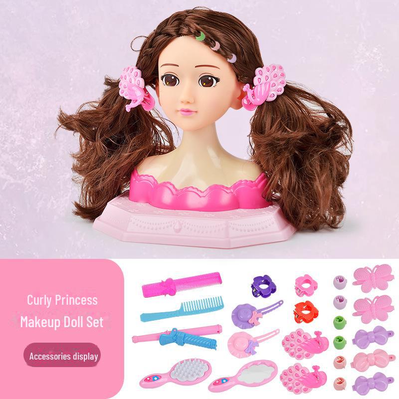 Bayangbi Princess Doll Playset: Dress-Up & Braiding Toy for Girls