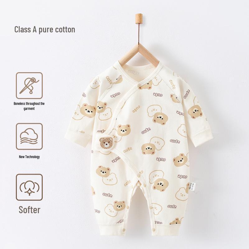 Детский боди из чистого хлопка - Монашеский комбинезон для новорожденных на все сезоны (0-3 месяца)