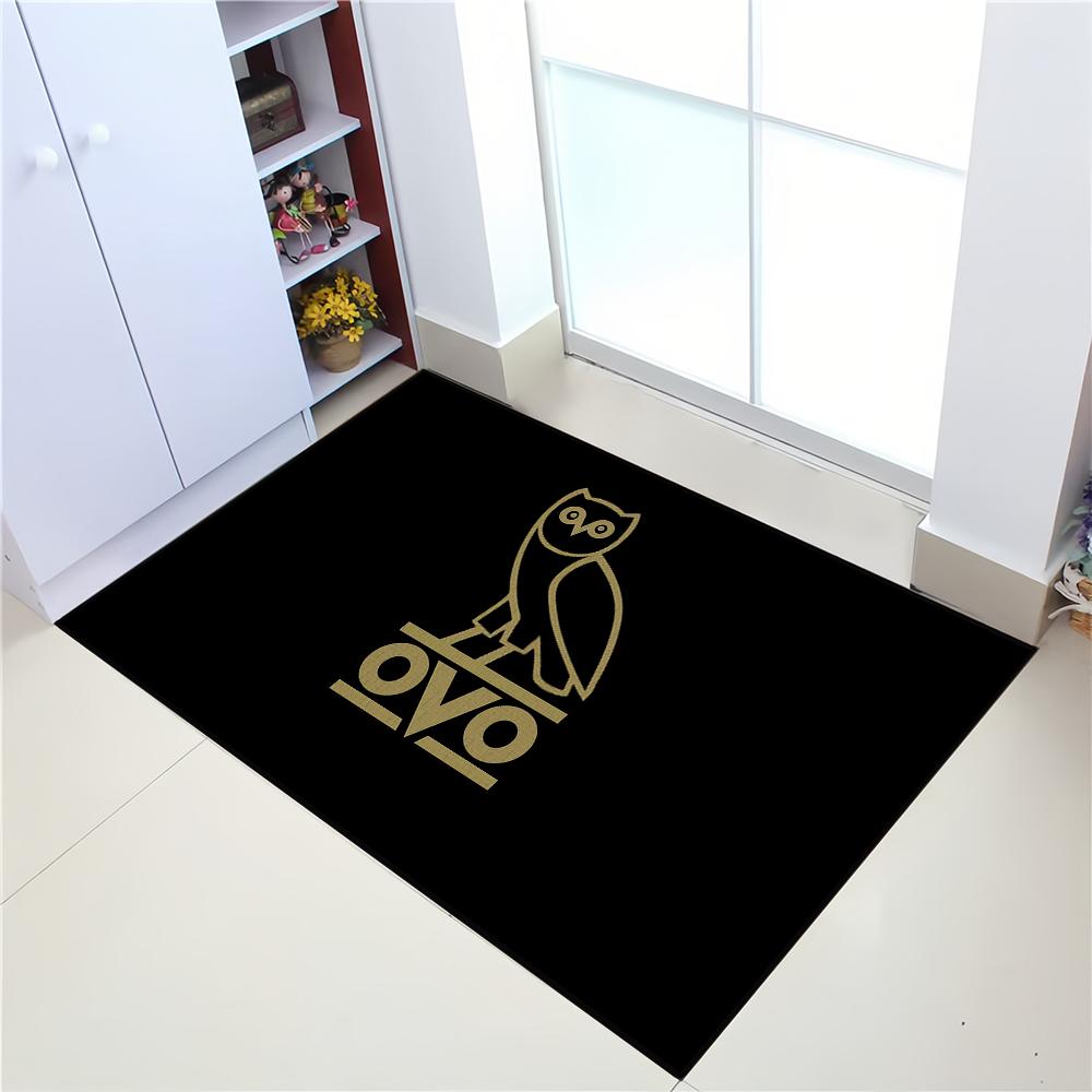 Дрейк O-OVO сова Коврик для двери Приветственный Вход Балкон Ванная Комната Пол Нескользящий Коврик Ковер для спальни Домашнее украшение