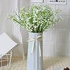6 шт. 42 см Искусственная гипсофила 3 ветки Реалистичный искусственный цветок Домашний Свадебный Праздничный Настольный Центральный элемент Внутреннее Наружное Искусственное Цветение Украшение
