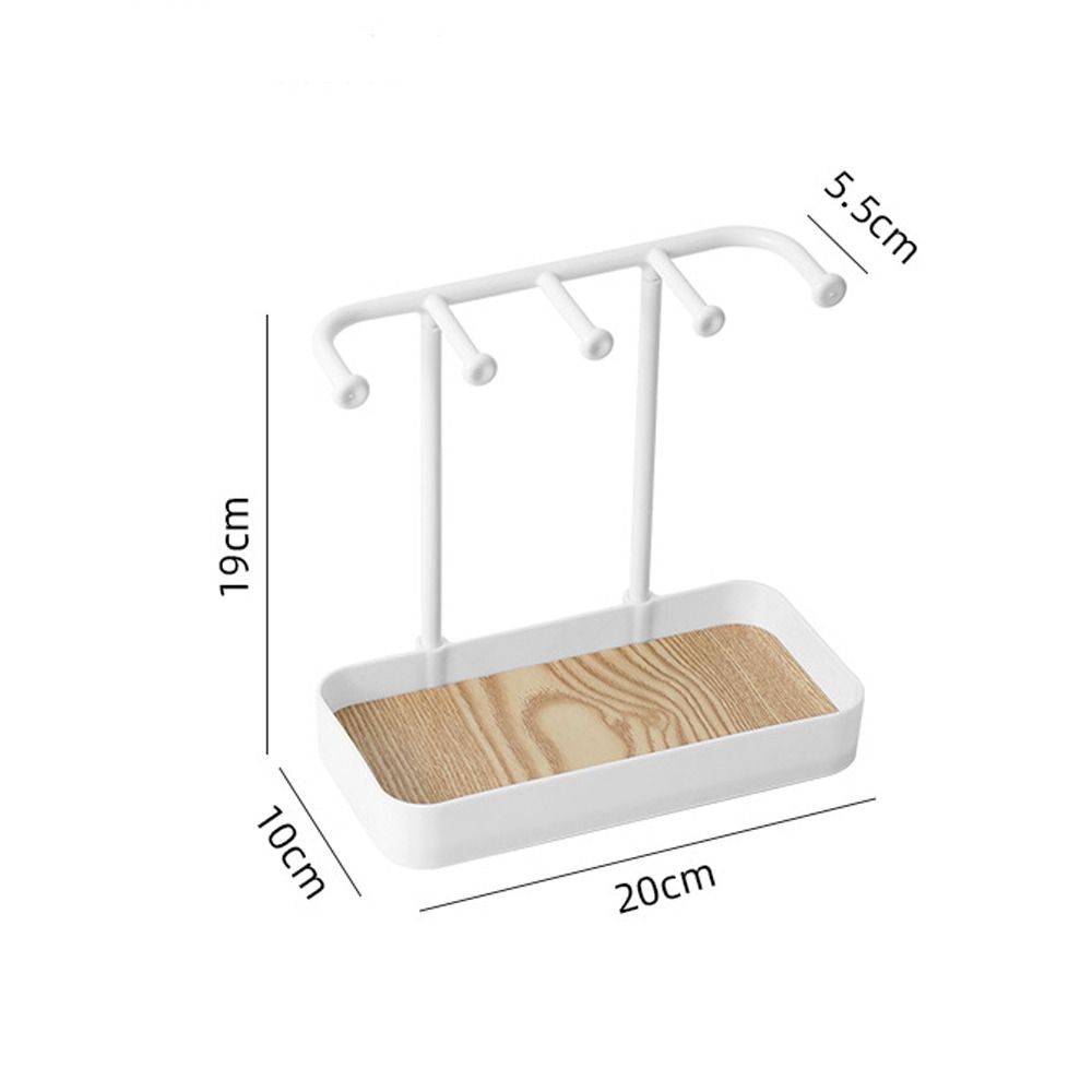 with Drawer Box Jewelry Display Rack Earrings Necklaces Hanging Holder Durable Storage Rack