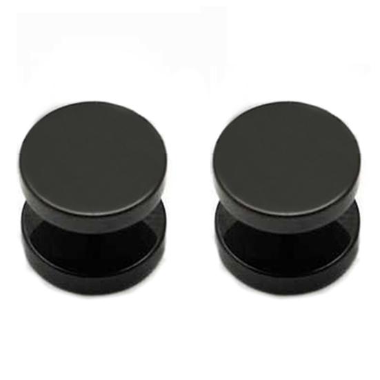 Изысканные антикоррозийные мужские серьги-гвоздики в стиле панк-готики со штангой