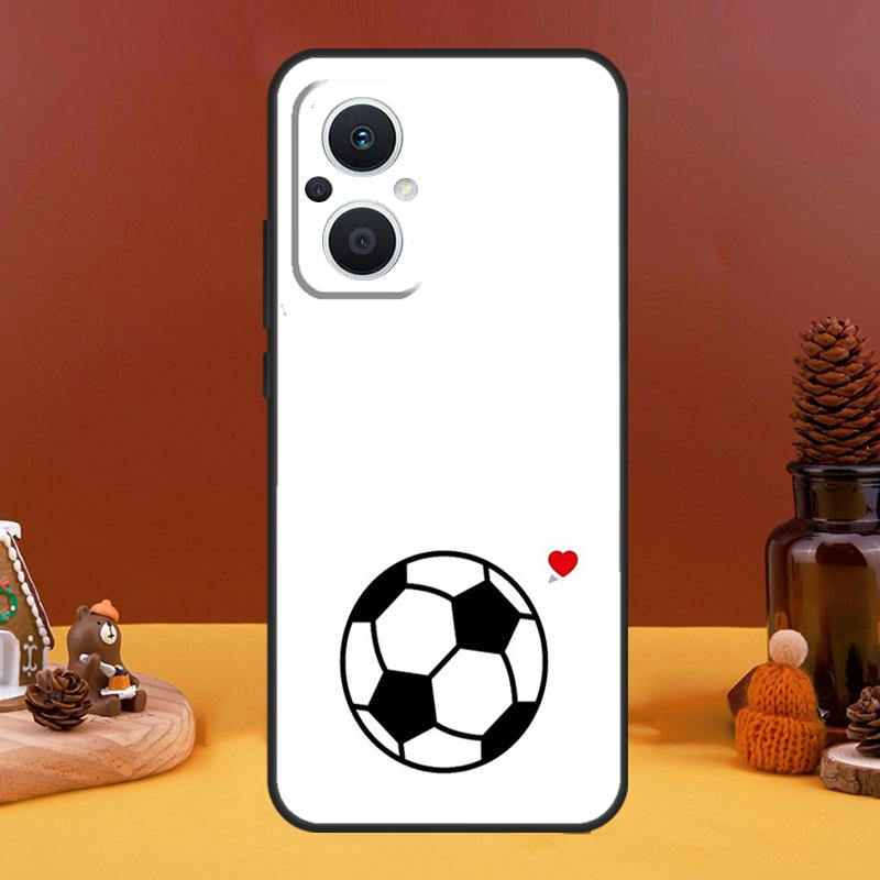 Football Soccer Ball Case For OPPO Reno 10 Pro 11 F 4 5 6 7 8 Lite 4Z 5Z 8T OPPO Find X5 X2 X3 Lite X6 Pro Cover