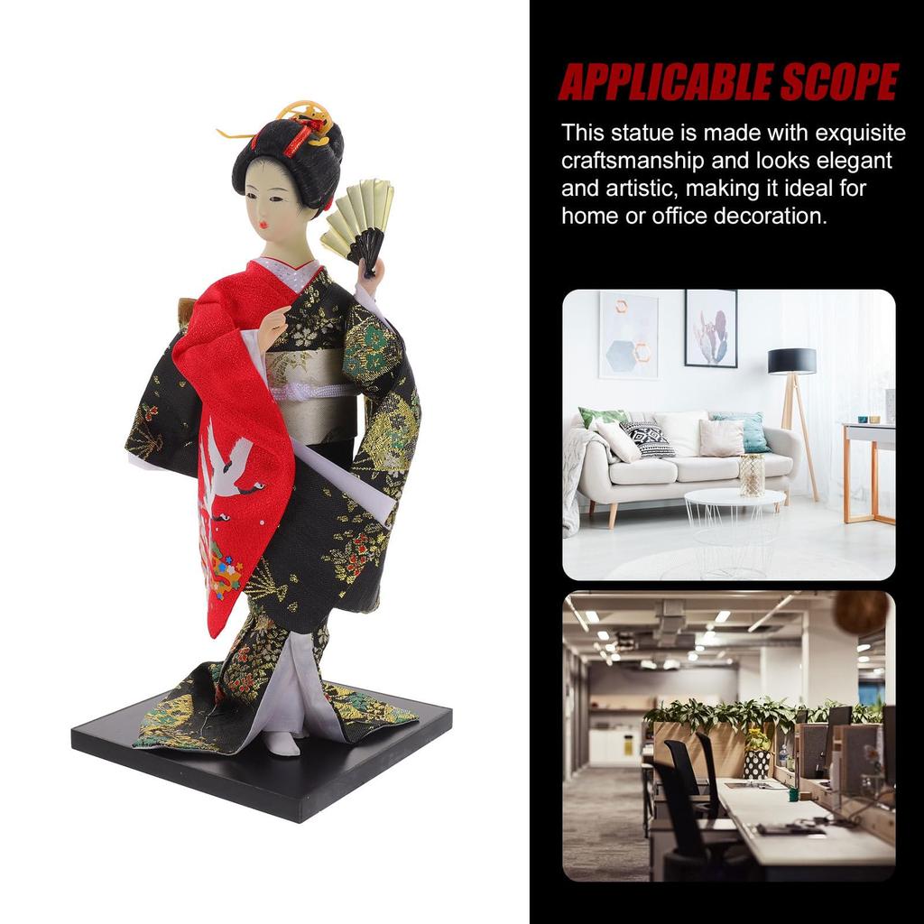 Японский орнамент танец майко сувенир в японском стиле кимоно гейша модель кабуки восточная кукла настольная 30 см