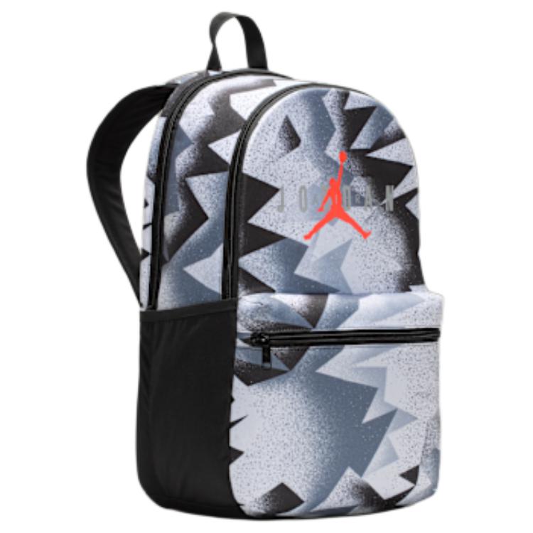 New Jordan Polyester Backpack Unisex Black & Red HF1791-014