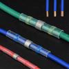 50pcs SST Heat Shrinkable Tube Waterproof Solder Ring Wire Connectors Awg22-18 Butt Bushing Electrical Splice Terminal
