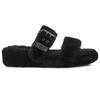 UGG Fuzz Yeah Черные Сандалии Женские 1104662-BLK
