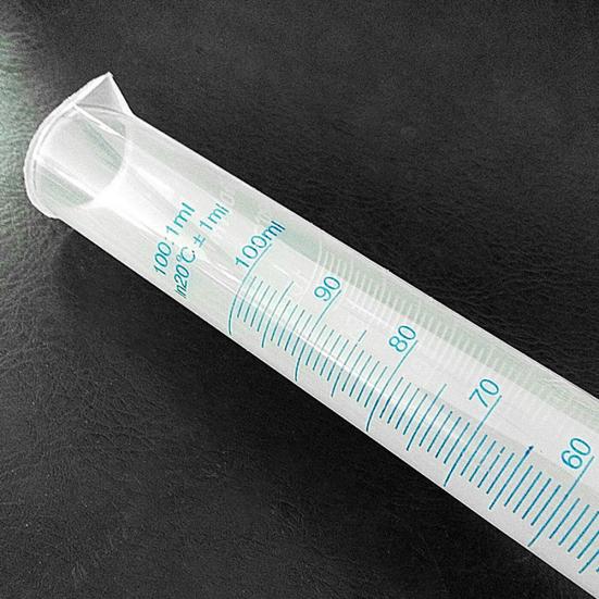100ml Plastic Graduated Measuring Cylinder with Scale Chemistry Laboratory Tool