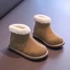 Children's Winter Boots for Girl Warm New Korean Style Kids Fashion Cotton Boots Round-toe Versatile Toddlers Causal Ankle Boots