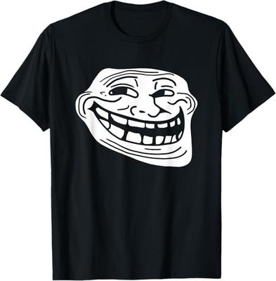 НОВЫЙ ОГРАНИЧЕННЫЙ Troll Face Мем Смешной Дизайн Лучшая Идея для Подарка Футболка S-3XL